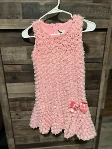 Rare Editions Girls Fancy Dress Size 12-- Lined-- Bow --Sequence decor - Picture 1 of 9
