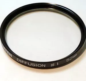 Tiffen Filter 52mm Diffusion #1 Soft Focus for portraiture - Picture 1 of 9