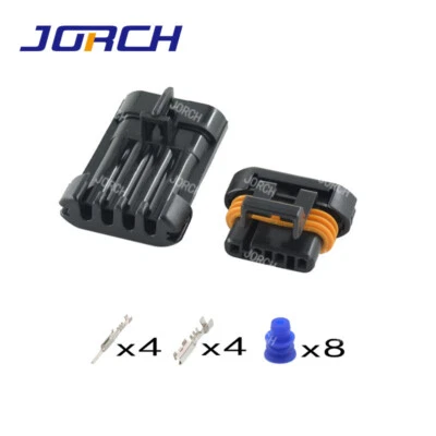 4 Pin Auto Oxygen Sensor Connector for Toyota BUICK DLX Haima 12162144 12162102 - Image 1 of 4