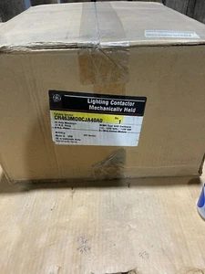 NEW GE LIGHTING CONTACTOR STARTER MECHANICALLY 30 AMP 12 Pole 120v Coil NEMA 4X - Picture 1 of 4