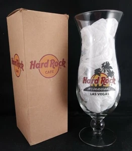 Hard Rock Cafe Las Vegas Hurricane Glas mit OVP 9-1/4" Neuwertig Neu in OVP OBO - Bild 1 von 4