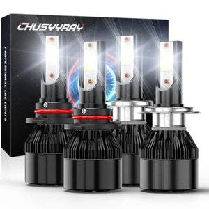 For 2010~2012 Subaru Outback Headlights High Beam + Low Beam LED Headlight Bulbs - Picture 1 of 14