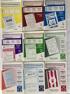 9 KOPIEN PROGRAMM MONATLICH & FUSSBALL SAMMLERSTÜCK VON 1994 - Bild 1 von 11