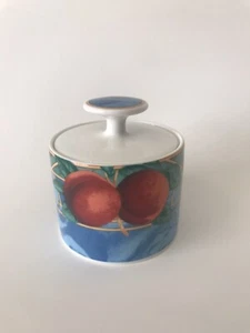 Casual VICTORIA BEALE Sugar Bowl Forbidden Fruit # 9024 Porcelain - Picture 1 of 8
