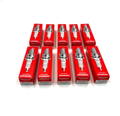 BUJÍA 10 piezas genuina Honda 98079-5587G ZFR5F GX630 GX660 GX690 GXV630 GXV660 Foto 1 de 4