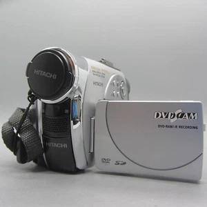 Hitachi DVDCAM DZ-MV3000E Handheld Mini DVD Camcorder Silver Tested - Picture 1 of 10