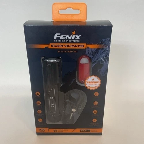 Nuevo con caja Fenix BC26R+BC05R Luz Bicicleta Recargable 1600 Lúmenes Foto 1 de 4