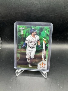 2020 Topps Chrome Ben Baller Edition - Jose Altuve #42 Green Refractor /99 - Picture 1 of 2