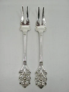 2 horquillas Norwegian 830S plata encurtido oliva 2 dientes hechas en Noruega 4,25 pulgadas - Imagen 1 de 6