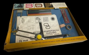 Draw Draft Design Vintage Kids Set West Germany / US Ohio Art Sealed - Picture 1 of 18
