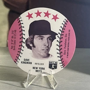 1976 Msa Blank Back Disc Dave Kingman - Picture 1 of 2