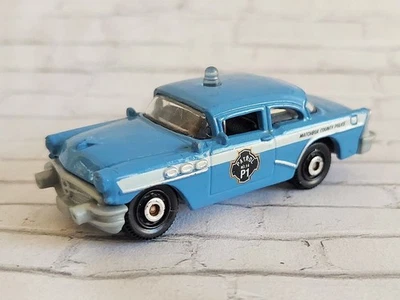 Matchbox 1956 Buick patrol blue police car | Made 2012 |  1:72 Diecast - Image 1 of 4