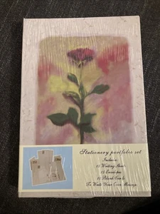 VTG Greetings Stationary Set Roses Letter Paper ENVELOPES CARDS SHEETS - Picture 1 of 4