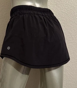Lululemon Skirt Skort  Breeze By  Black Size 6  Tennis - Picture 1 of 8