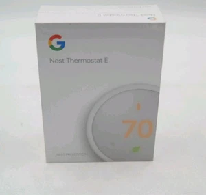 Google Nest Thermostat E Pro Edition(New) Factory -Model A0063 (T4001ES) Sealed - Picture 1 of 4