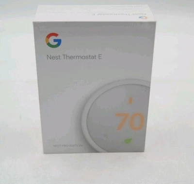 Google Nest Thermostat E Pro Edition(New) Factory -Model A0063 (T4001ES) Sealed - Image 1 of 4