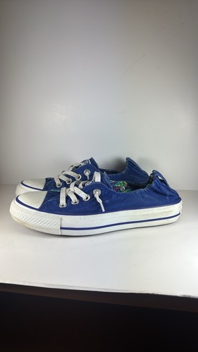 Scarpe CONVERSE Chuck Taylor Shoreline donna taglia 6 blu royal 544184F slip on