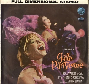 FELIX SLATKIN, OFFENBACH "GAITE PARISIENNE" LP 1958 CAPITOL SP 8405 STEREO - Bild 1 von 3