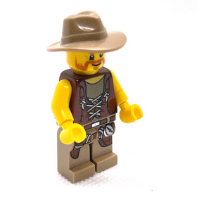 LEGO dino005 Rex Tyrone Minifigure - Set 5884 Raptor Chase - Free Shipping