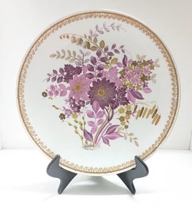 Plato de pintor de casa Meissen de 10", pintado a mano estilo KPM, dorado y púrpura, 1880-1910 - Imagen 1 de 24