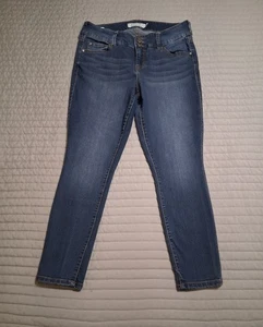 Torrid Denim Jean Jeggings Skinny 3 Button Zip Fly Mid Rise Women's Size 12 - Picture 1 of 11