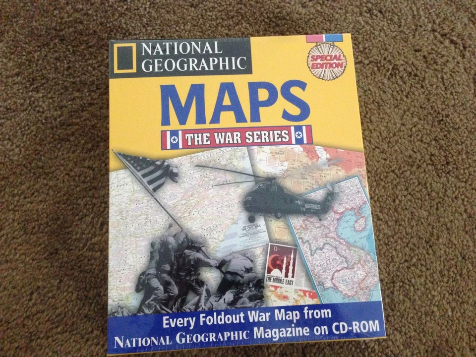 National Geographic MAPS The War Series PC CD-ROM every foldout war map from NGM - Image 1 of 1