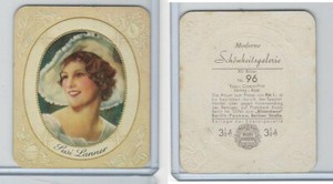 G14-15-1 Garbaty, Modern Beauties, 1937, #96 Susi Lanner