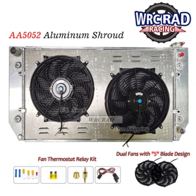 Ventilador de cubierta de radiador compatible con Chevy C/K GMC C1500 C2500 C3500 1988-2000 1989 1991 7,4 L Foto 1 de 4