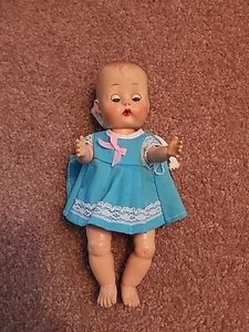 Vintage Allied Eastern Sleepy Eye Drink & Wet Doll 8" - Picture 1 of 6