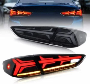 Par de luces traseras LED de humo HC para Hyundai Sonata 2018-2019 conjunto de luces traseras - Imagen 1 de 9