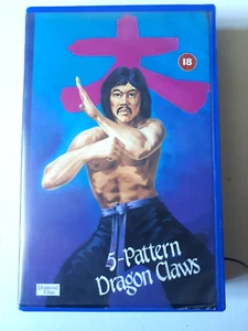 5 PATTERN DRAGON CLAW 1983 KUNG-FU VHS video cassette UK EX-RENTAL BIG-BOX - Picture 1 of 7