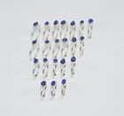 Wholesale 21pc 925 Solid Sterling Silver Blue Lapis Lazuli Ring Lot Gtc260 D462