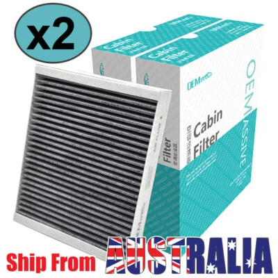 For Holden Barina Cruze Malibu Pollen Cabin Air Conditioning Filter 13271190 2x - image 1 of 4