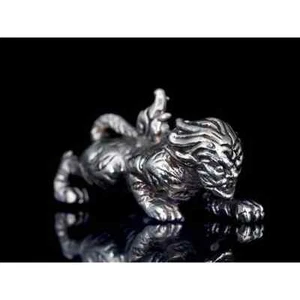 Powerful Cool Tiger Amulet by Phra Ajarn Khamfan, Wat Ko Chok – Alpaca Metal - Picture 1 of 5