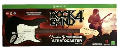 Xbox One Rock Band 4 Wireless Stratocaster Guitar Controller - Black - Image 1 of 2