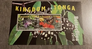 TONGA BUTTERFLIES MINIATURE SHEET MNH - Picture 1 of 1
