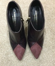 wine coloured shoes uk