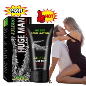 JJLBRO Aceite Alargador Natural Masculino Crecimiento Grande y Grueso Crema Mejora Más Rápida - Imagen 1 de 9
