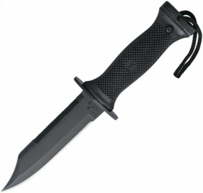 Cuchillo de hoja fija de combate de la Marina de los Estados Unidos MK3 con funda estilo militar de EE. UU. Foto 1 de 2
