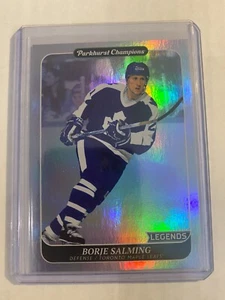 Cubierta superior Parkhurst Champions Legends arco iris Borje Salming Leafs #258 2023-24 - Imagen 1 de 2