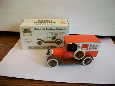 Liberty Classics 1916 Studebaker Panel Truck-Trustworthy Hardware Coin Bank - Image 1 of 4