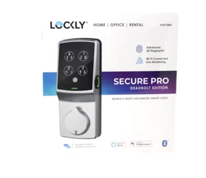 Lockly Fingerprint WiFi Keyless Entry Smart Door Lock PGD728WSN 3D Fingerprint - Picture 1 of 7