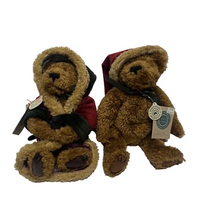 Boyds Bears Poppa Bär 11 Zoll & Elvin 11 Zoll Teddy Plüsch Stofftier Weihnachten Set 2 - Bild 1 von 12