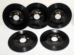 5- Elvis Presley RCA Victor 45 RPM Records ~ Jailhouse Rock, Too Much, Don't be - Picture 1 of 11
