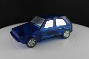 Vintage Avon Volkswagen Golf - Windjammer After Shave Decanter Blue Glass Empty - Picture 1 of 7