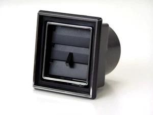Square In-Dash Louver, 2" and 2-1/2" Duct Hose Inlet [32-7] - Picture 1 of 3