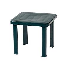 4x Andorre plastique jardin Table basse CÃ´tÃ© - Vert - 47 x 47 cm
