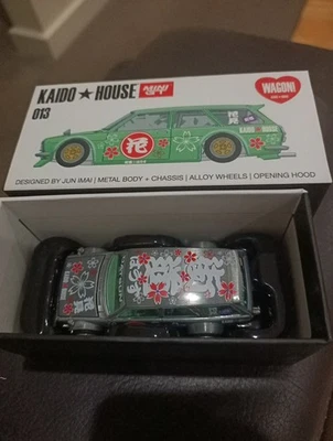 Mini GT ~Kaido House~ Datsun 510 Wagon~ #013 Hanami V2 Green Chase - Image 1 of 3