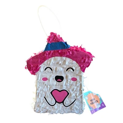 Halloween Piñata New With Tags 8” X 6” X 3”, Mini Ghost Hanging Party Decor Fun - Image 1 of 4
