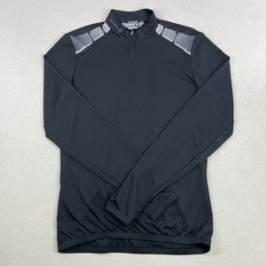 Sugoi Long Sleeve Cycling Jersey Large Mens 1/4 Zip Reflective Pockets Canada - Picture 1 of 16